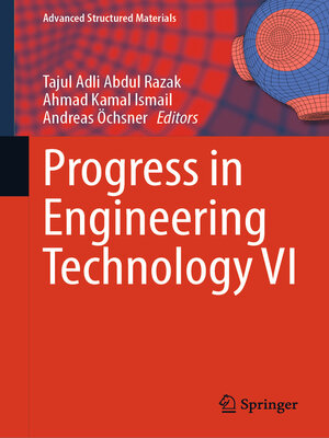 cover image of Progress in Engineering Technology VI